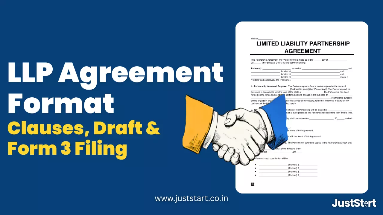 LLP Agreement Format 2026: Clauses, Draft & Form 3 Filing